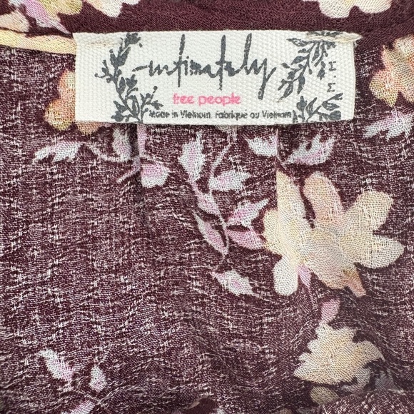 Free People Floral Brown Tank Top - Picture 7 of 7